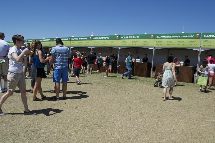 Visitors flock to Cultivate's tasting hall.