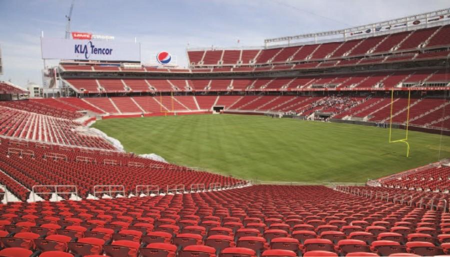 Levi’s Stadium in Santa Clara, Calif., where Chris Borland played for the 49ers.