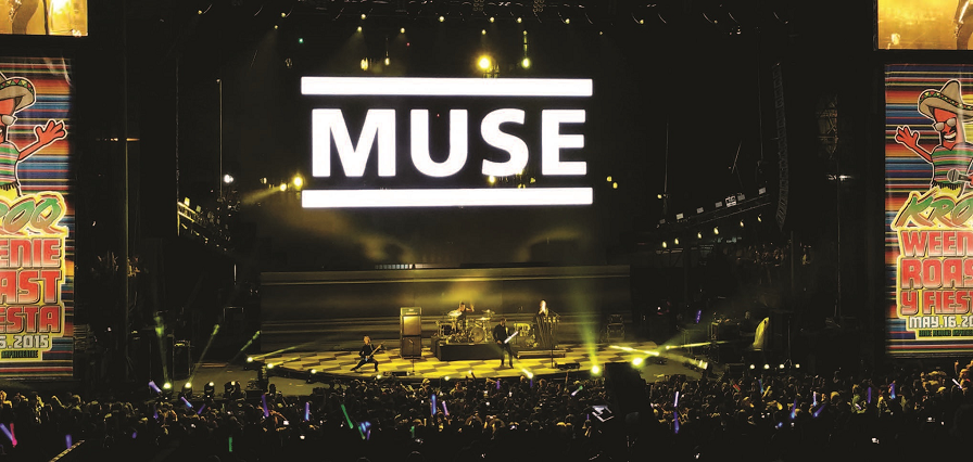 Muse, Gigwise’s second-best live band of 2015, performs at the KROQ Weenie roost.