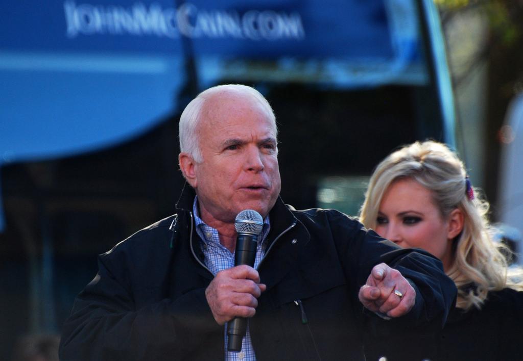 John McCain has been an Arizona Senator since 1983, and with Election Day dawning, he has a lead over challenger Ann Kirkpatrick in the polls.