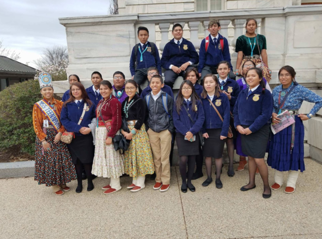 Ag students from MVHS dressed to be honored by Education Week Magazine in a conference held in Washington D.C. 