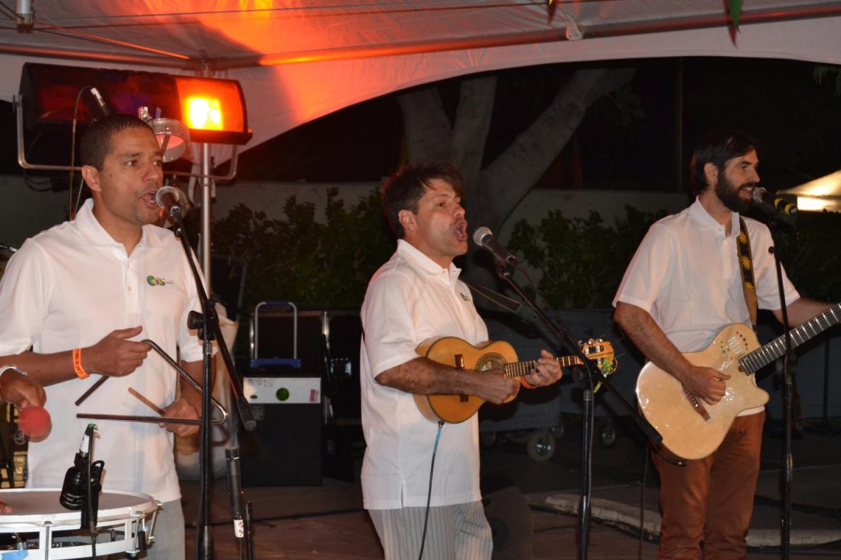 The band Grupo Cupim Do Samba performing during Brazilian Day Festival on Saturday.