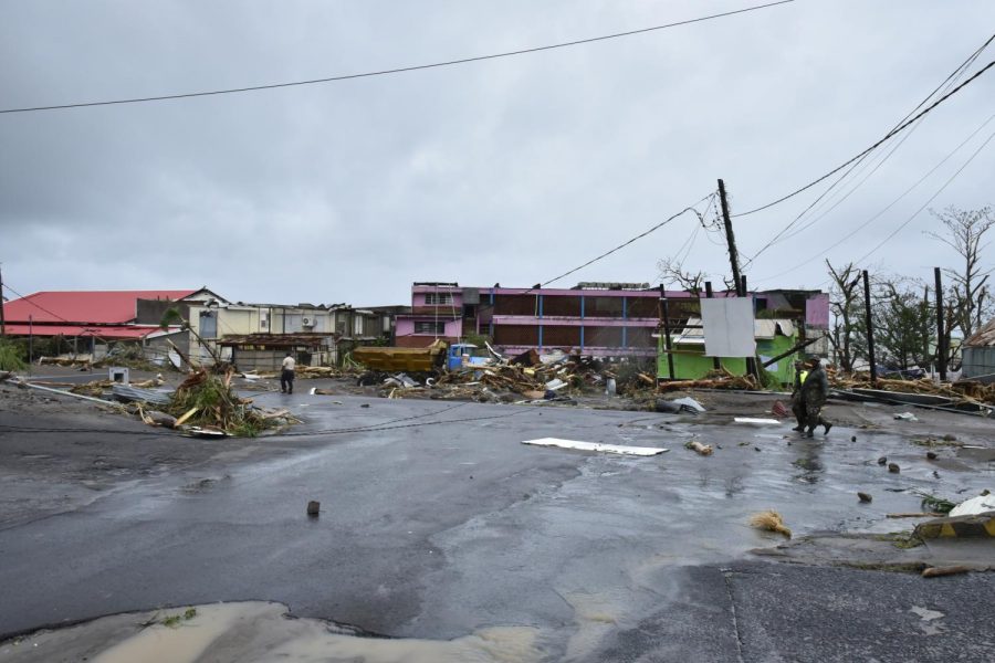 Morning after Hurricane Maria 