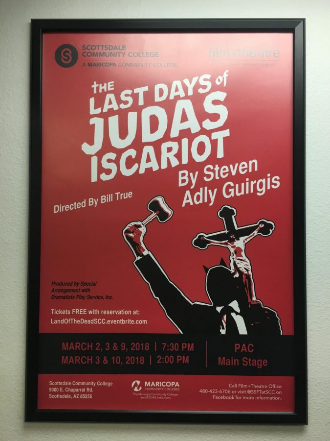 Poster of the play inside the SCC Theater Building