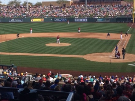 The Salt River Fields at Talking Stick, home of D-Backs spring training.