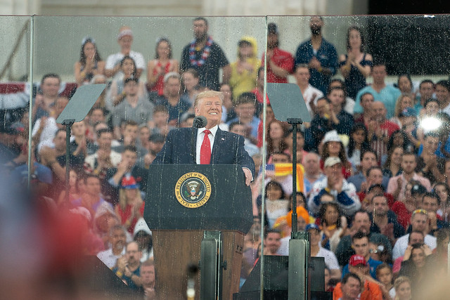 July 4 event and Trumps address to attendees