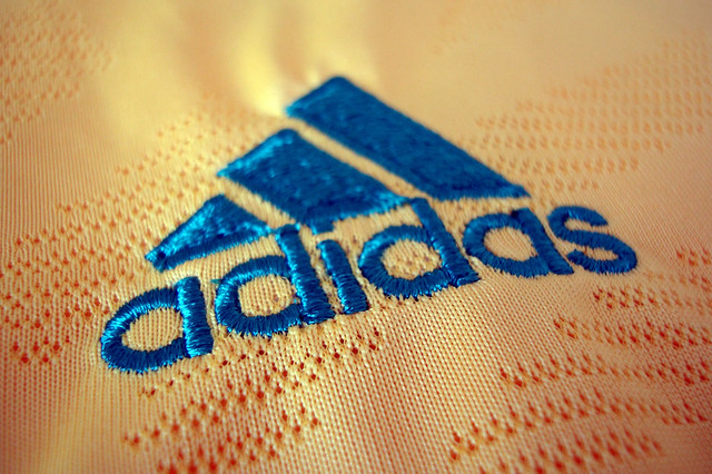 World renowned Adidas logo: (pic) This one seen on South Africas 2010 FIFA World Cup jersey. (Flickr) 
