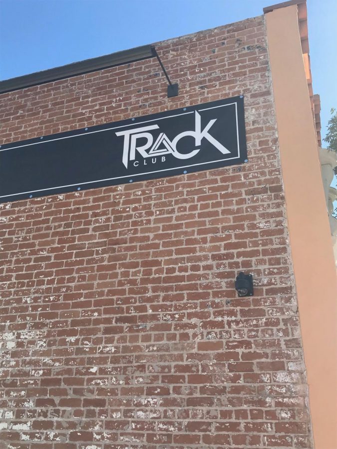 The outside of Track Club