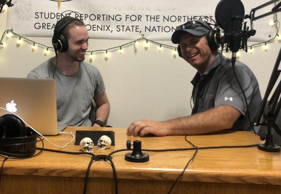 Podcasting is one of the many skills you can acquire at Northeast Valley News.