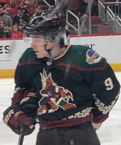 Clayton Keller 2020 Arizona Coyotes Diamondbacks Night Game