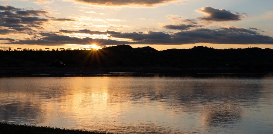 Sunset at Lake Pleasant 