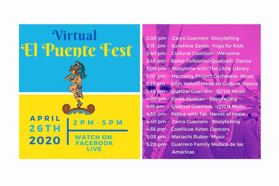 Virtual El Puente Fest Sunday, April 26, 2020, 2-5 p.m.