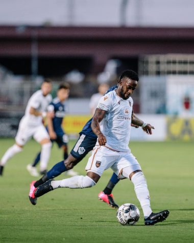 Junior Flemmings scored a hat-trick against New Mexico United