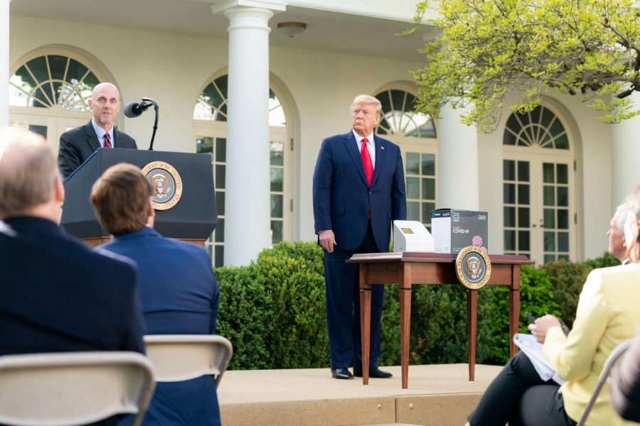 President Trump Delivers Remarks During a Coronavirus Update Briefing