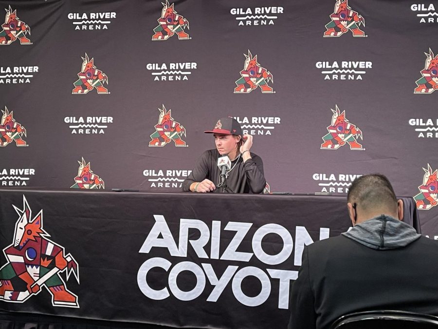 Franchise cornerstone Clayton Keller leads the Coyotes in points.