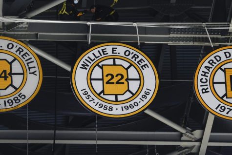 The Boston Bruins retired Willie ORees #22 jersey on Tuesday.