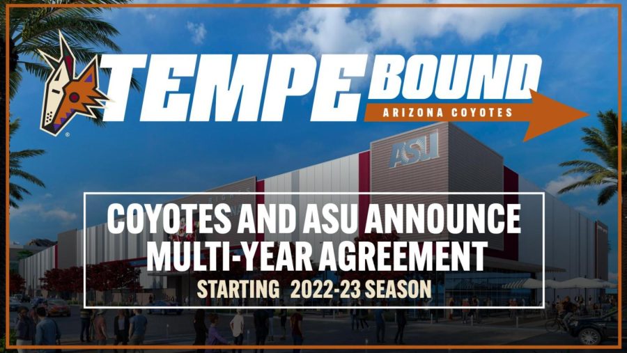 The Coyotes are leaving Gila River Arena for a new facility next season.