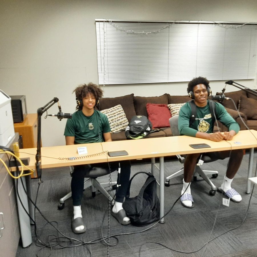 Carson Kelly and Tyree Tyler kicking it in the NEVN studio