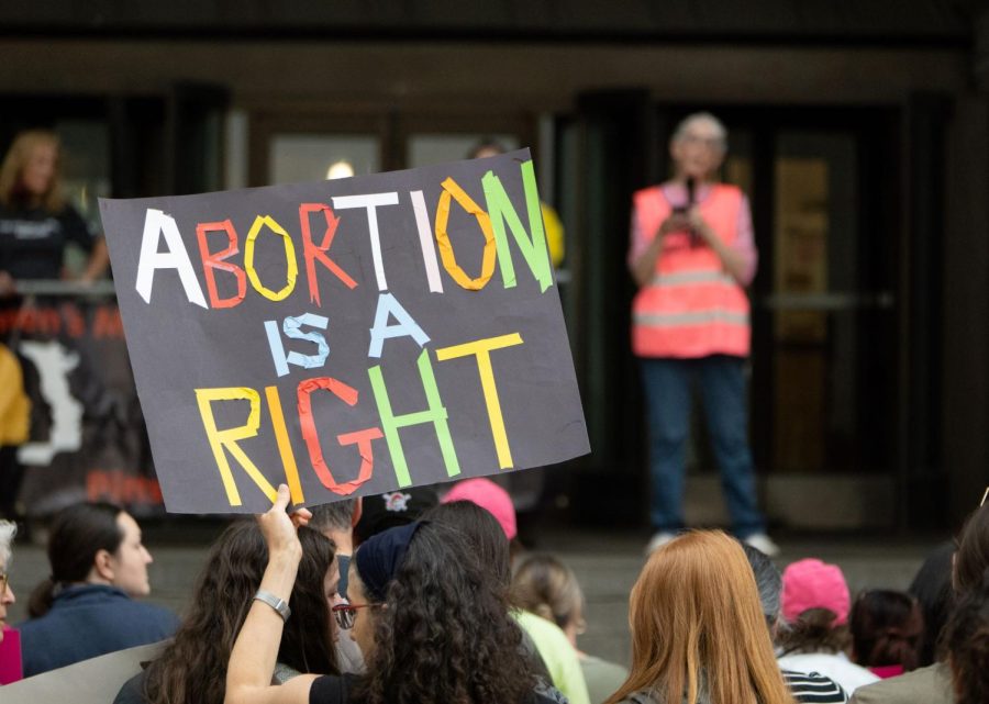 Bans Off Our Bodies Rally in Pittsburgh after Roe v. Wade was struck down