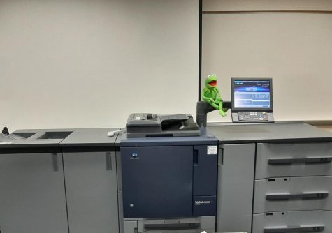 Kermit -- a Konica Minolta digital printing press in the SCC print lab