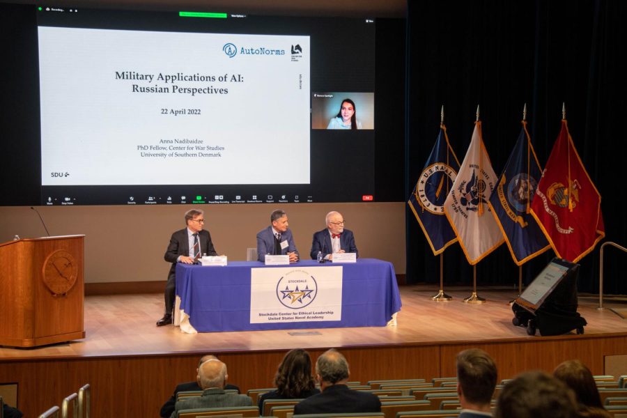 U.S.+Naval+Academy+hosts+21st+annual+McCain+Conference+2022.+The+Ethics+of+Military+Artificial+Intelligence+%28AI%29+panel+explores+ethics+relevant+to+military+operations.+