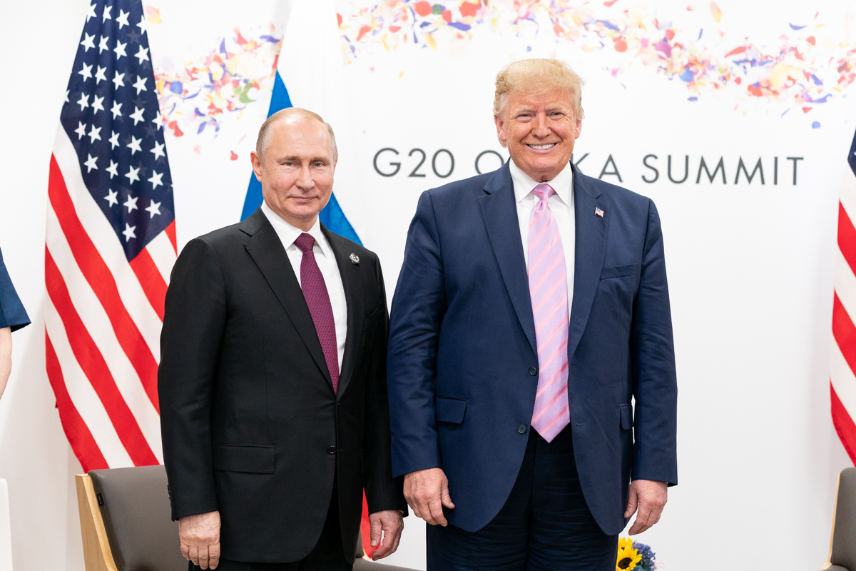 Trump and Putin at the G20 2019