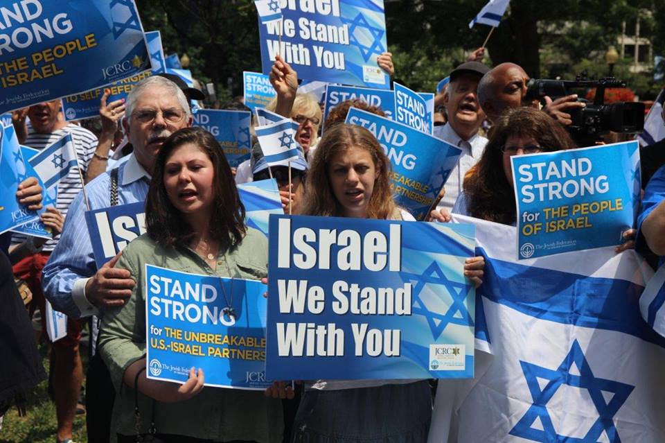 Standing with Israel, rally in D.C. 2014