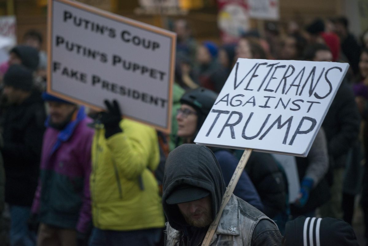 Veterans Against Donald Trump Rally 