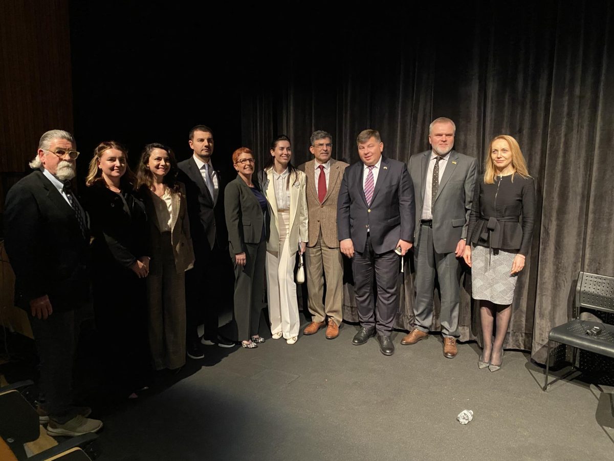 Ukraine Diplomats and citizens speak at the Securing Tomorrow Together: Fostering Lasting Support for Ukraine in the U.S. forum at ASU on Friday