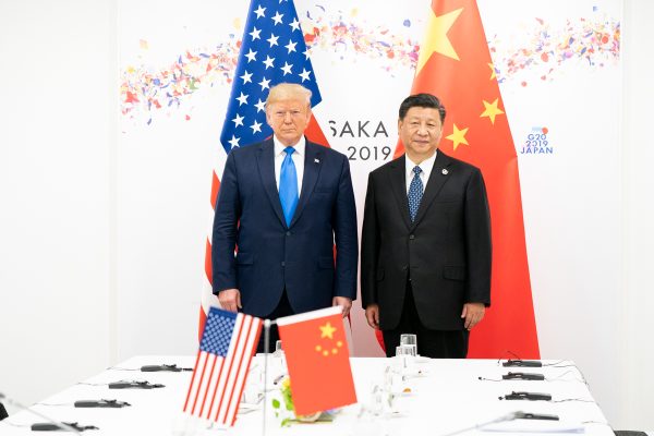 Trump and XI Jinping, President of the Peoples Republic of China 
