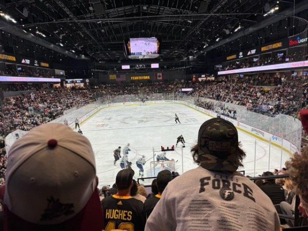 The action between Vancouver and Arizona kept fans on the edge of their seats at Mullett Arena