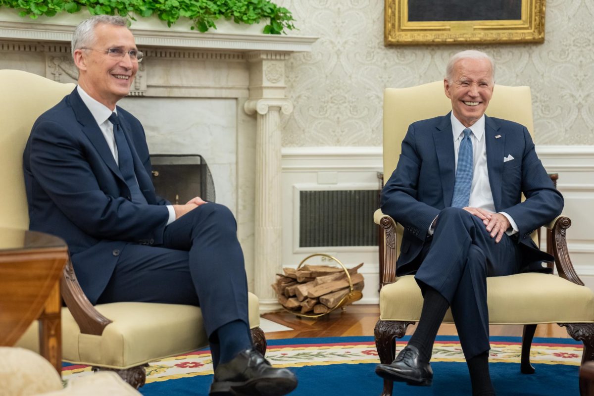 President Biden meets with Secretary Jens Stoltenberg at NATO conference
