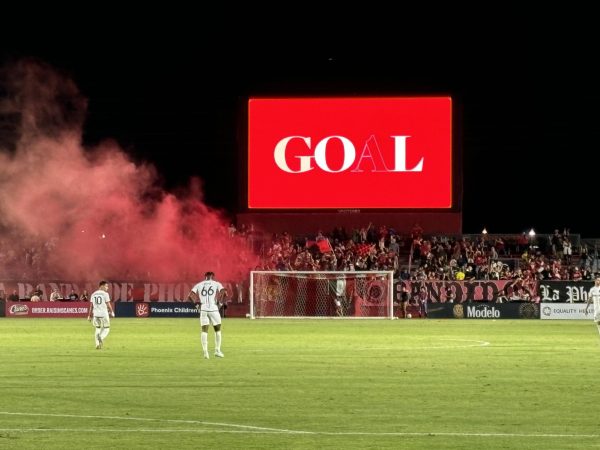 San Antonio defenders look on after giving up 4 goals in the match on Saturday.
