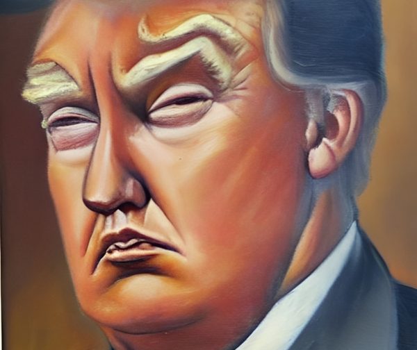 AI generated photo of Donald Trump (public domain)