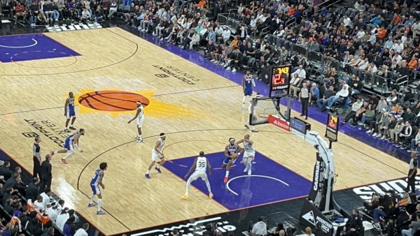 The Phoenix Suns and Philadelphia 76ers Monday night at Footprint Center