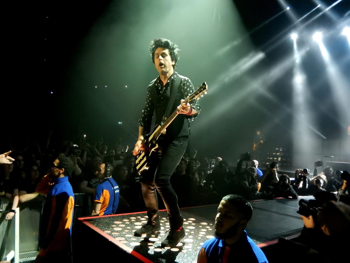 Green Day performing at O2 Arena, London