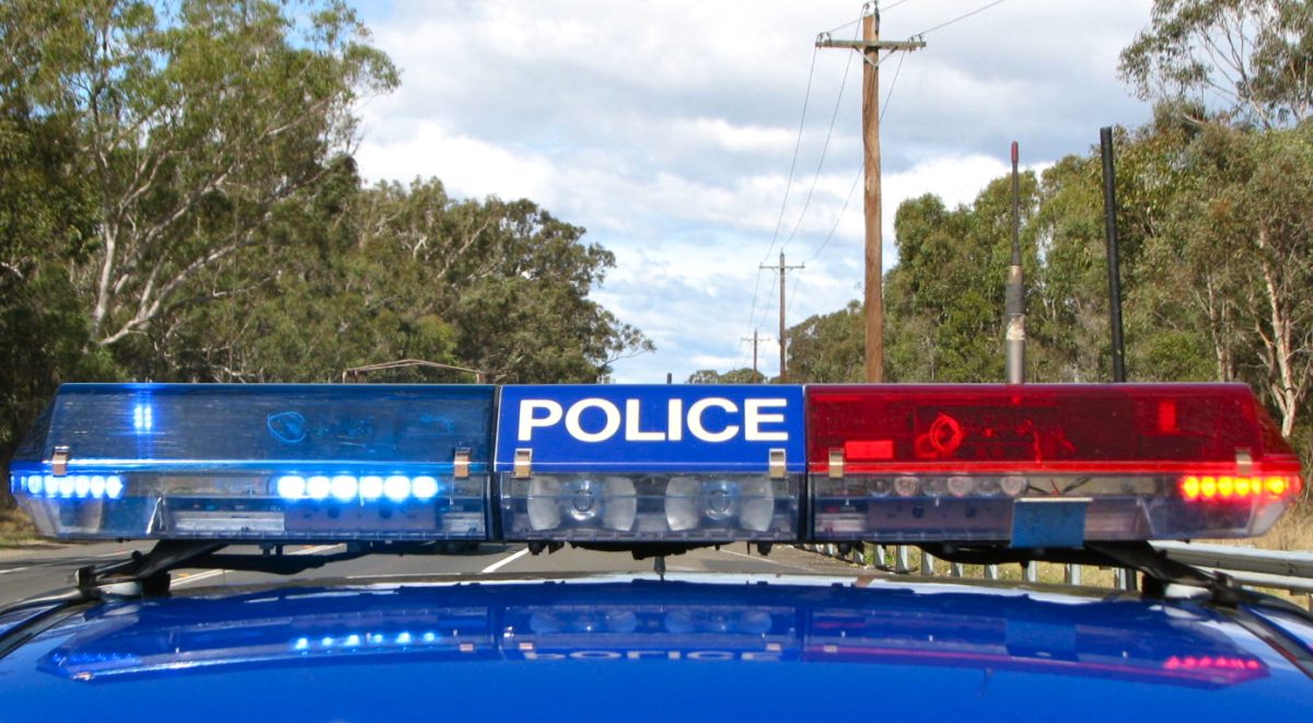 A police car
