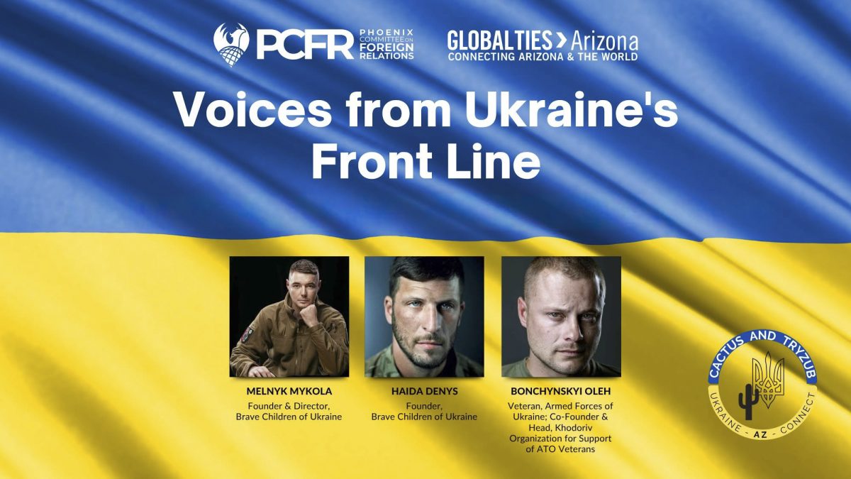 "Voices from Ukraine's Front Line"